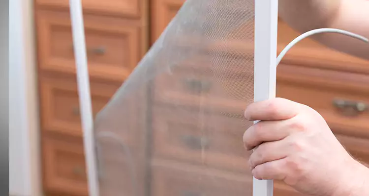 Privacy Mesh Screen Door Installation in Miami Gardens, FL