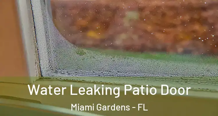  Water Leaking Patio Door Miami Gardens - FL